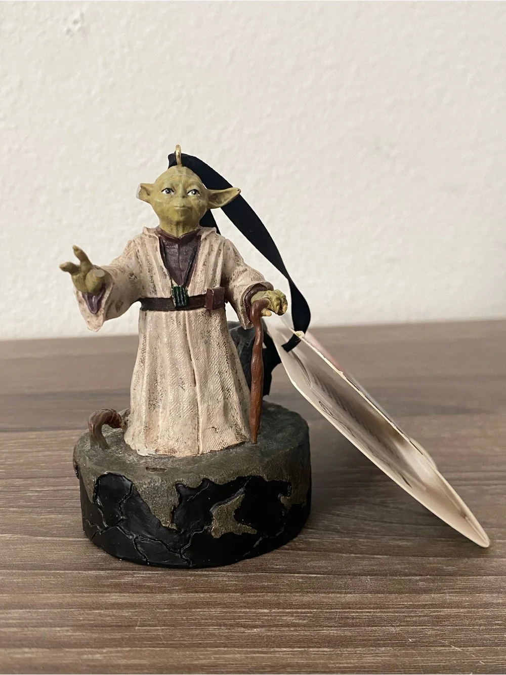 Disney Star Wars Talking Yoda Christmas Sketchbook Ornament